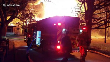 Massive fire destroys historic Shakespeare Theatre in Stratford, Connecticut