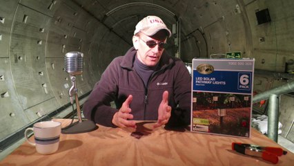 REBEL TUNNEL VLOG: HAMPTON BAY SOLAR LIGHTS - UNBOXING, INSTALL AND REVIEW.