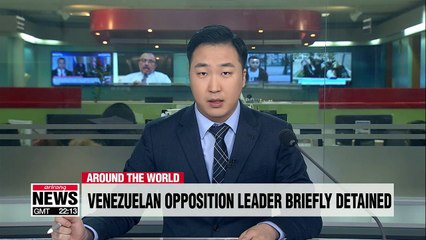 Venezuela opposition leader briefly detained on his way to rally