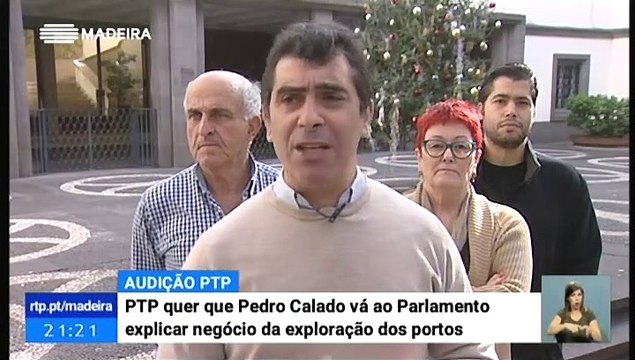 PTP quer que Vice Presidente vá ao Parlamento Regional explicar o Negócio de Exploração dos Portos na Madeira