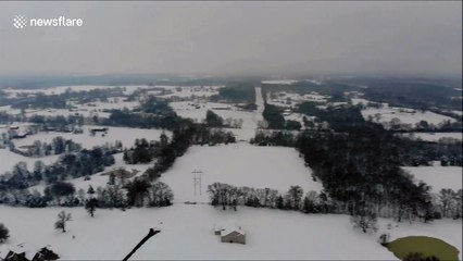 Winter Storm Gia blankets Midwest