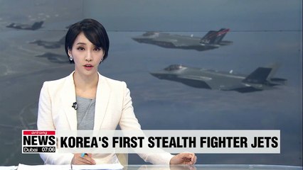 S. Korea will take delivery of two stealth fighter jets from U.S. in March