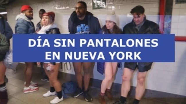 Día sin pantalones en Nueva York