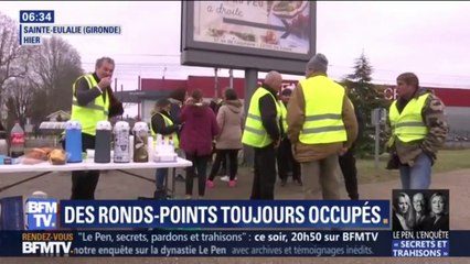 "Au printemps, si rien n'a été fait, nous serons toujours là, on ne lâchera pas." La mobilisation des gilets jaunes continue