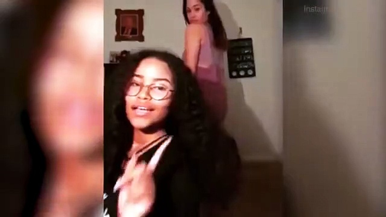 Mum chases daughters with slipper after catching them twerking dirv