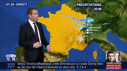 La météo pour ce lundi 14 janvier 2019