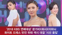 ′2018 KBS 연예대상′ 문가비X화사X이하늬, 섹시 드레스 반전 뒤태 ′시선 올킬′