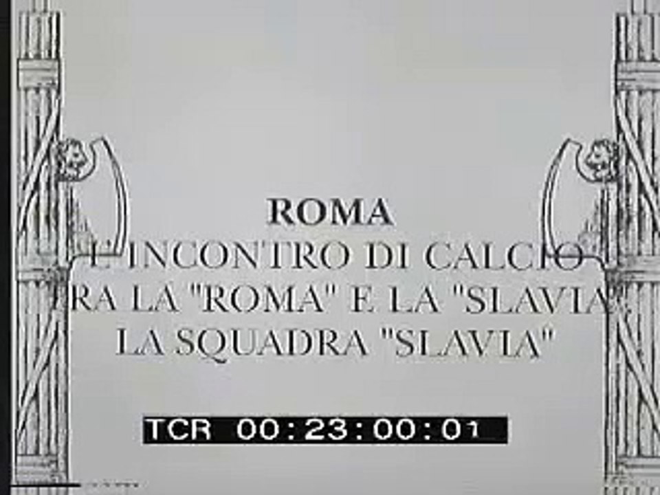 12.07.1931 - 1931 Mitropa Cup Quarter Final 2nd Leg AS Roma 2-1 SK Slavia Prag