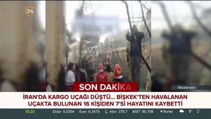 Download Video: İran'da kargo uçağı düştü