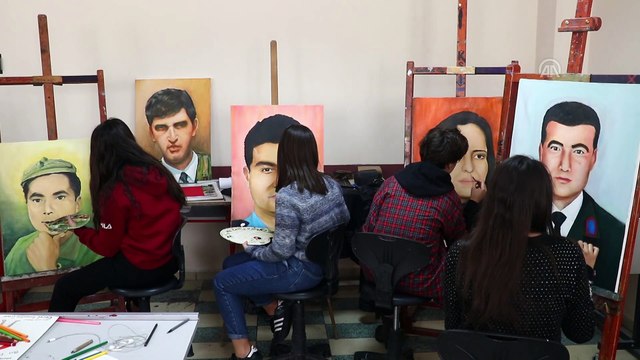 Osmaniyeli 257 şehit, tablolarla yaşatılacak - OSMANİYE