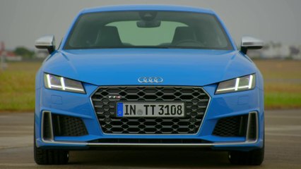 Audi TTS Exterior Design in Turbo blue