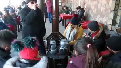 Van'daki balık bendi kısmen dondu