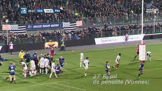 Vannes / Provence Rugby : le résumé