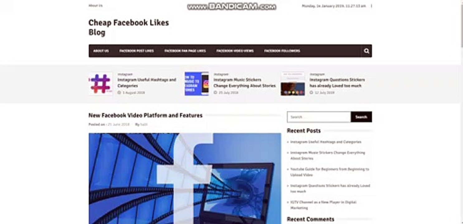 New Facebook Video Platform and Features