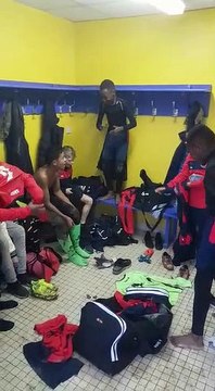 Cri de victoire du FC Guignes U12/U13 après le match contre Bombon