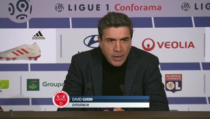 OL-SDR (1-1) : la conférence de David Guion