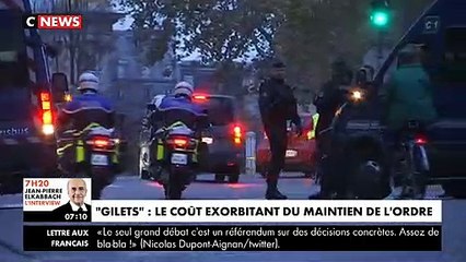 Gilets jaunes : Combien coûte le maintien de l'ordre à chaque mobilisation ? Regardez