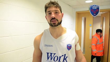 Clément Ancely après Harlequins-FCG