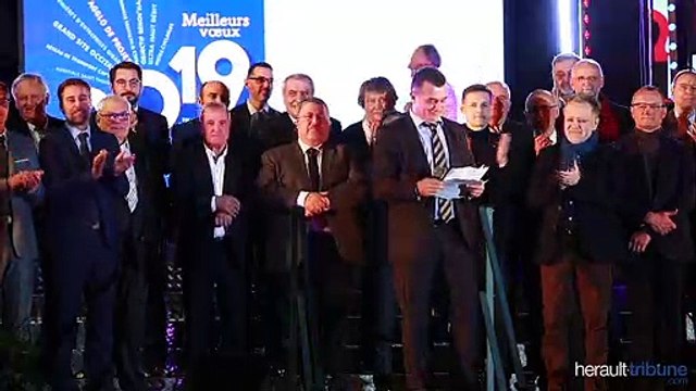 Jérôme Cavailles : Cérémonie des voeux en images de la Communauté d'Agglomération Hérault Méditerranée du 11 janvier 2019