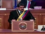 Nicolás Maduro se pega un eructo en mitad de su discurso y se queda tan a gusto