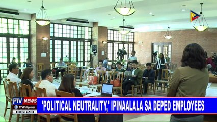 'Political neutrality,' ipinaalala sa DepEd employees