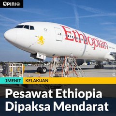 Pesawat Ethiopia Dipaksa Mendarat