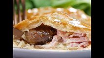 Recette de tourte à la dinde et aux châtaignes - 750g