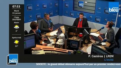 Pierre Castéras référent LREM en Haute-Garonne sur France Bleu Occitanie