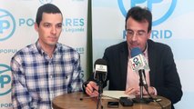 Rueda de prensa del PP de Leganés del 15 de enero de 2019