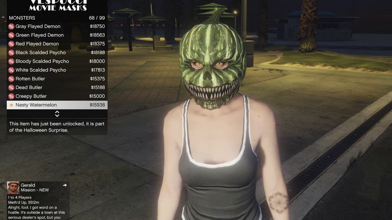 HALLOWEEN MASKS! - GTA 5 ONLINE HALLOWEEN 2017 DLC - ALL NEW MASKS