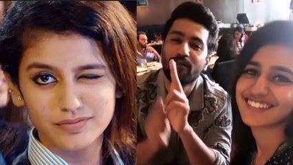 Vicky Kaushal & Priya Prakash Varrier recreate her finger-gun kiss & it's just adorable | FilmiBeat