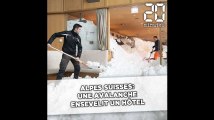 Alpes suisses: Une avalanche ensevelit un hôtel