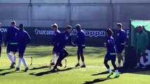 Primer Entrenamiento de Lainez con el Betis