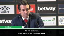 Each away game is a challenge - Emery