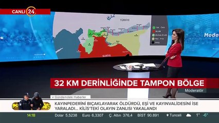 32 kilometre derinliğinde tampon bölge