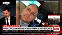 Russia officially charges detained American with espionage. #Russia #Breaking #News #CNN #KateBolduan