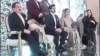 Fawad Chaudhry and Rana sanaullah wedding ceremony Hamid Mir son