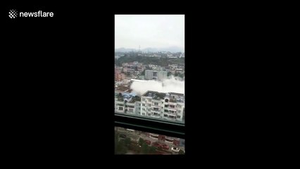 House demolition goes wrong, crushing excavator driver