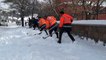 Ahlat'ta kar temizleme çalışmaları sürüyor - BİTLİS