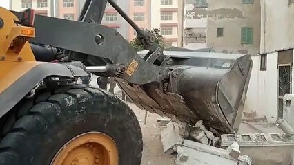 تواصل إزالة التعديات على أراض الدولة بالعريش وبئر العبد في شمال سيناء (3)