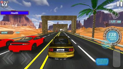 Highway Fastlane Car Racing - Super Speed Car "Desert Traffic" Android Gameplay FHD #2