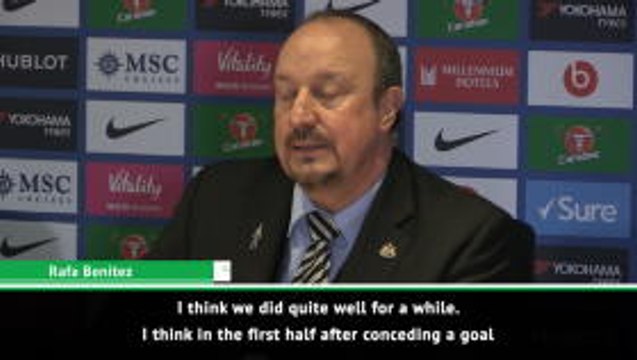 Benitez looks at positives in Chelsea defeat