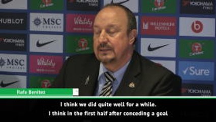 Benitez looks at positives in Chelsea defeat