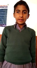 Kid singing funny poetry