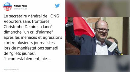 Gilets jaunes. Journalistes agressés: le cri d'alarme de Reporters sans Frontières