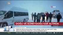 Doğu ve Güneydoğu kar altında