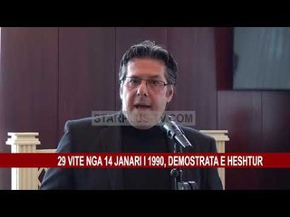 29 VITE NGA 14 JANARI I 1990, DEMOSTRATA E HESHTUR