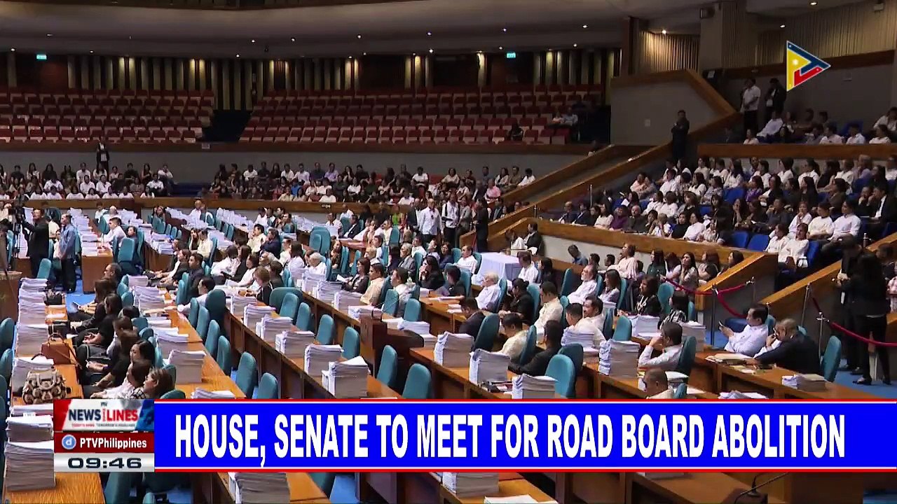 House, Senate to meet for road board abolition
