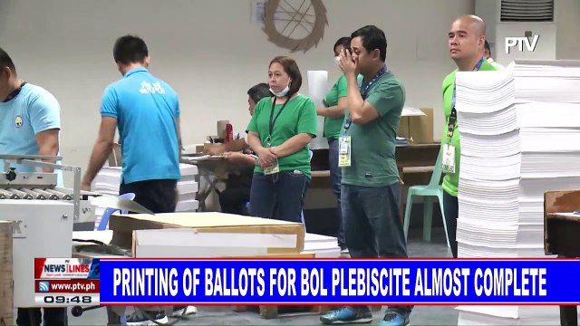 COMELEC inspects ballot-printing for midterm polls