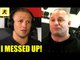 TJ Dillashaw apologizes for abruptly ending the interview with Matt Serra,Colby on Ali,Conor